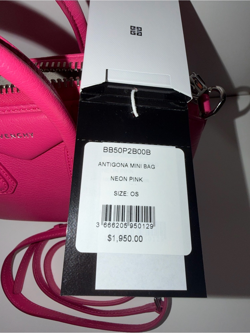 Givenchy Antigona Mini Bag โ Neon Pink | New With Tags ๐ Asking Price: $1,750OBO - Picture 3 of 3